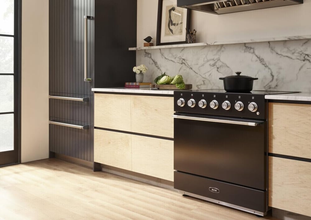 AGA AMC36INSLT 36 Inch Freestanding Induction Range with 5 Elements, 4.