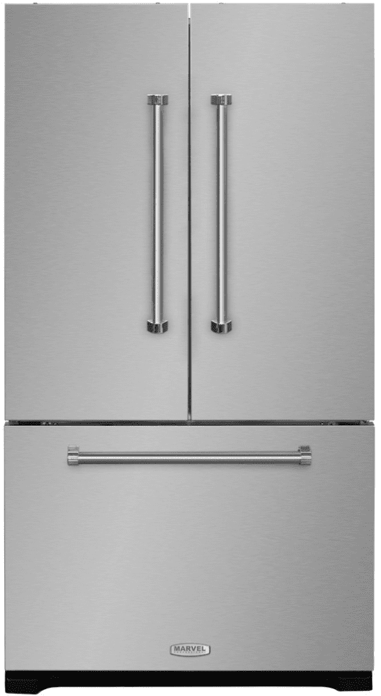 AGA AMPROFD23SS 36 Inch Counter Depth French Door Refrigerator with 22. ...