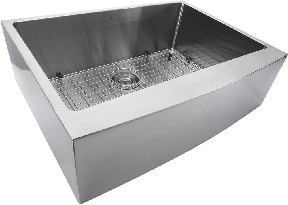 Nantucket Sinks APRON302010SR16 28 Inch Undermount Farmhouse Apron Sink ...