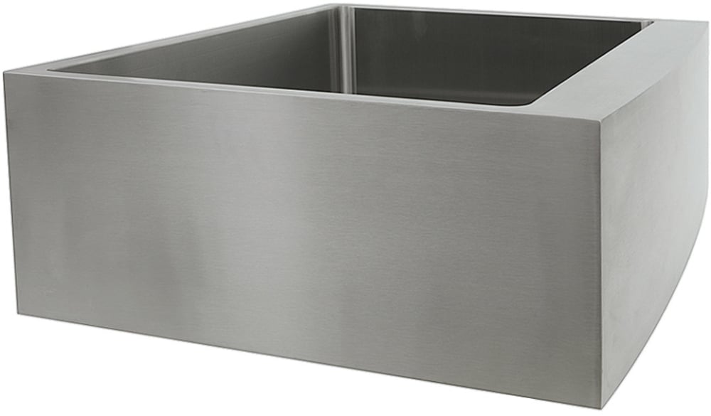 Nantucket Sinks APRON302010SR16 28 Inch Undermount Farmhouse Apron Sink with 10 Inch Bowl Depth ...