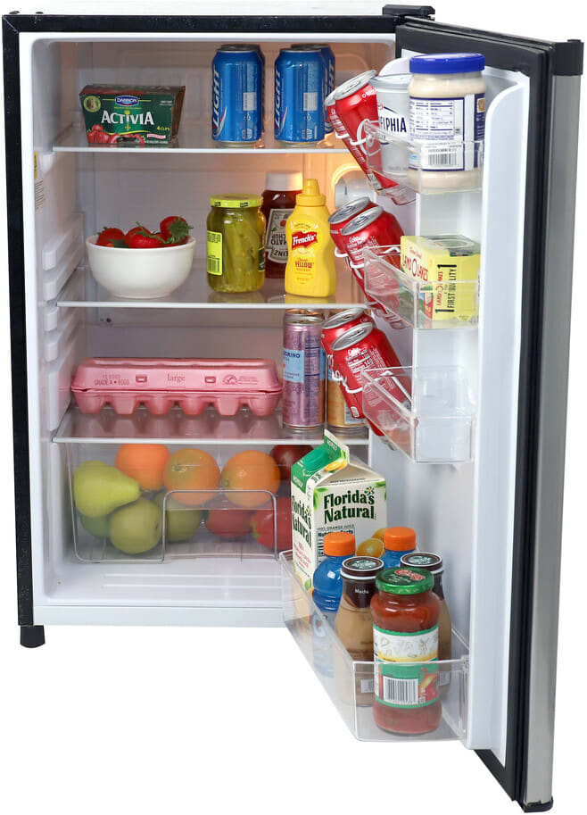 Avanti AR46J3S 21 Inch Freestanding Compact Refrigerator with 4.6 cu