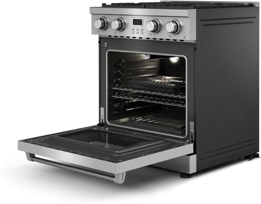Thor Kitchen ARG30 30 Inch Freestanding Professional Gas Range with 4 Sealed Burners, 4.8 cu. ft