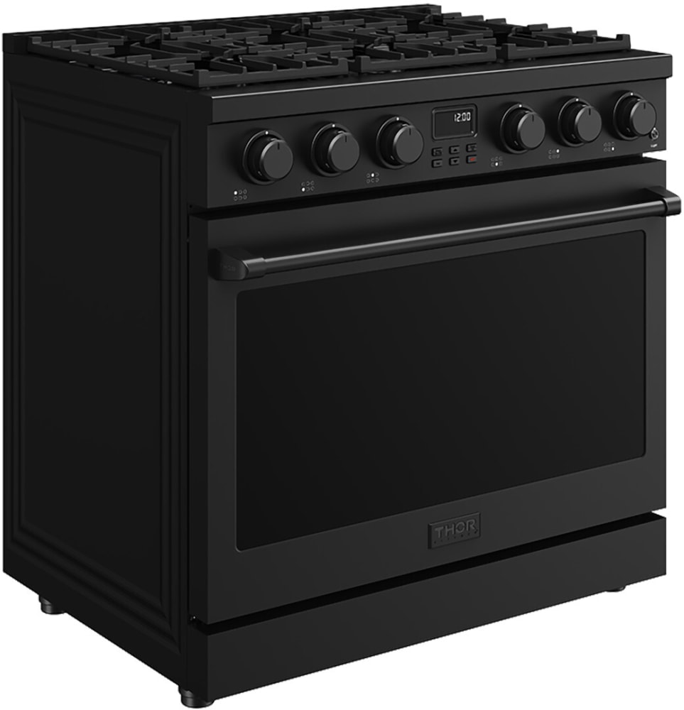Thor Kitchen ARG36B 36 Inch Freestanding Gas Range with 6 Sealed
