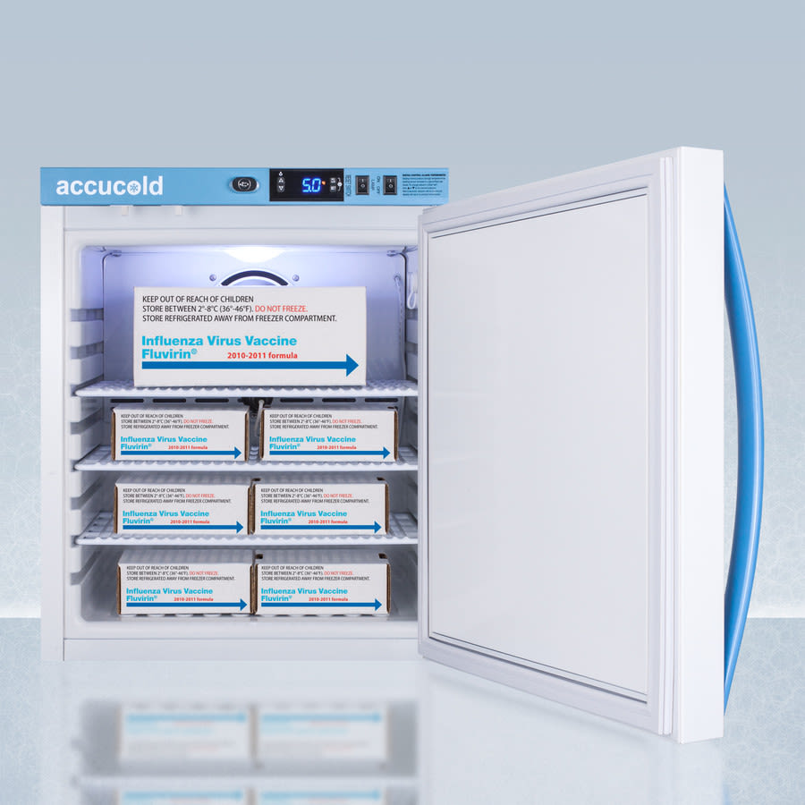 AccuCold ARS1PV 18 Inch Compact Vaccine Refrigerator with 1.0 Cu. Ft