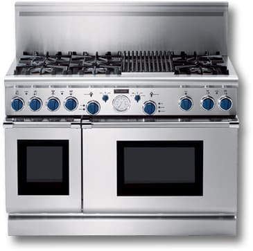 Thermador PD486GLBS 48 Inch Pro-Style Dual-Fuel Range with 6 Star