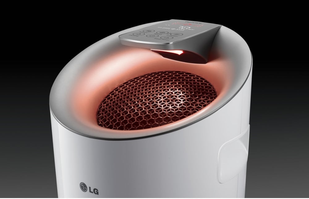 LG AS401WWA1 217 sq. ft. PuriCare Air Purifier with Smart