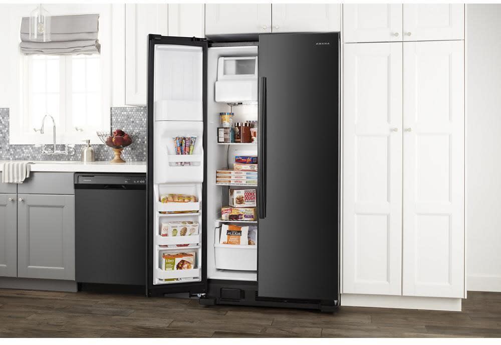 Amana ASI2175GRB 33 Inch Freestanding Side by Side Refrigerator with 21