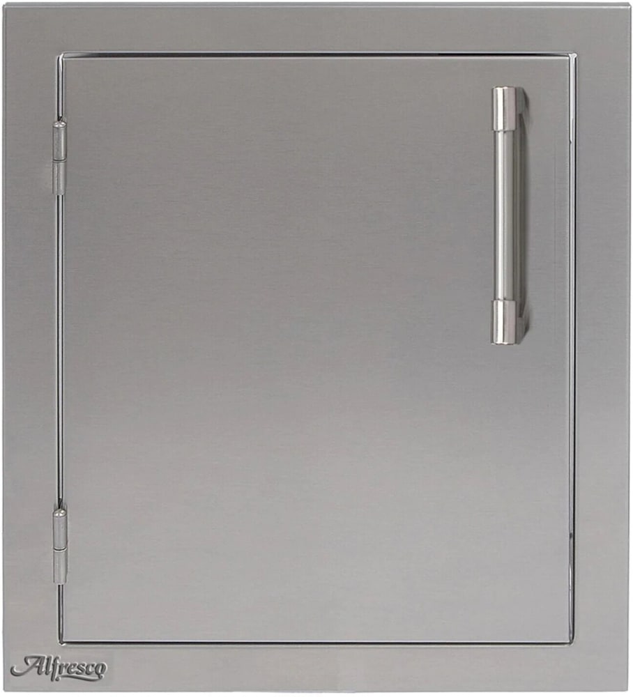 Alfresco AXE17L01 17 Inch Single Access Door: Left Hinge