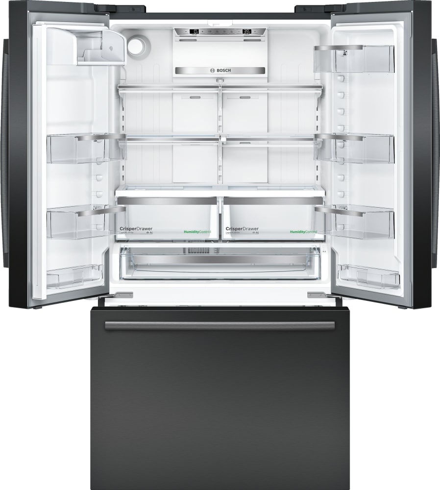 Bosch B21CT80SNB 36 Inch Counter Depth French Door Refrigerator with ...