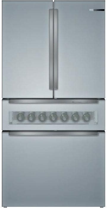 Bosch B36cl81eng 36 Inch Freestanding 4 French Door Smart Refrigerator With 20 5 Cu Ft Total Capacity Dual Activated Internal Water Dispenser Ice Maker Ultraclaritypro Airfresh Filter Home Connect Multiairflow And Energy Star Certified