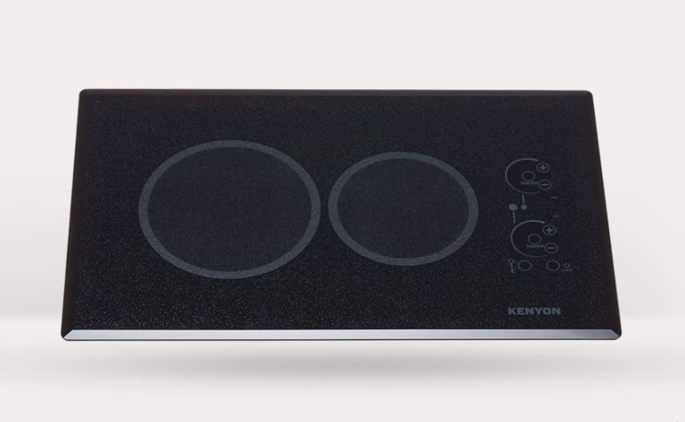 Kenyon B41540 23 Inch Electric Cooktop with 2 Elements, Ceramic Glass