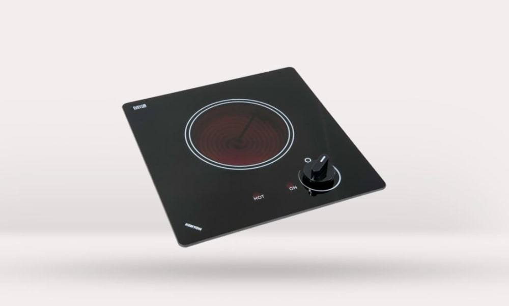 Kenyon B41605 12 Inch Electric Cooktop with 1 Element, Ceramic