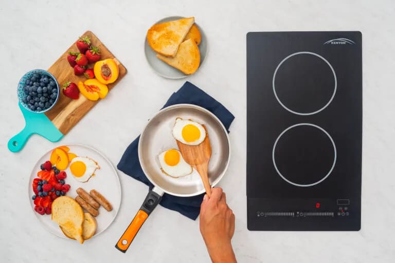 Kenyon B80321 12 Inch Induction Cooktop with 2 Elements, Ceramic Glass