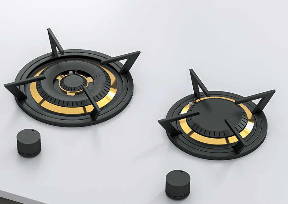 Tulip Cooking TC19473 30,650 BTU Modular Gas Cooktop with Two Sealed