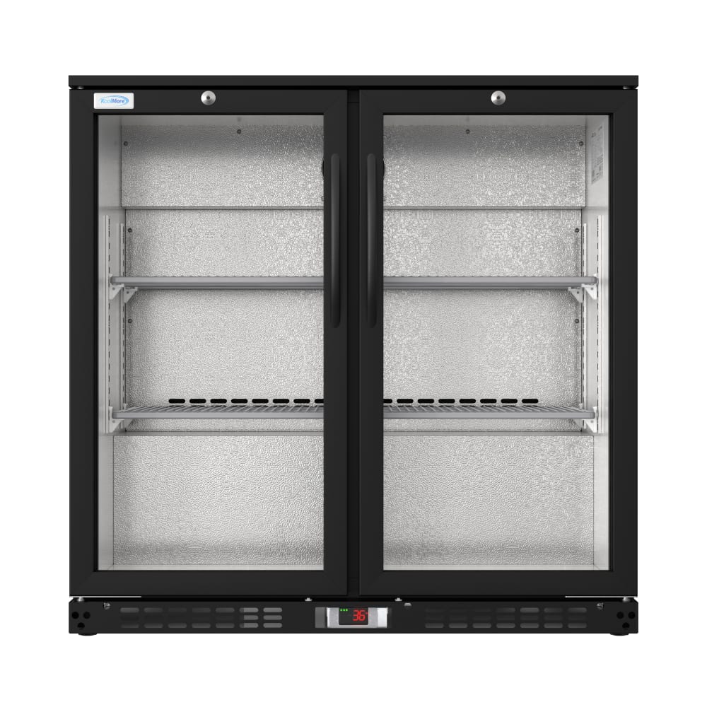 Koolmore BC2DSWBK 35 Inch Freestanding Commercial Two-Door