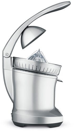 Breville BCP600SIL Citrus Press with Finned Juicing Cone Drip