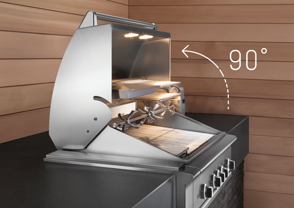 DCS BE148RCN 48 Inch BuiltIn Grill with Infrared Rotisserie, Charcoal