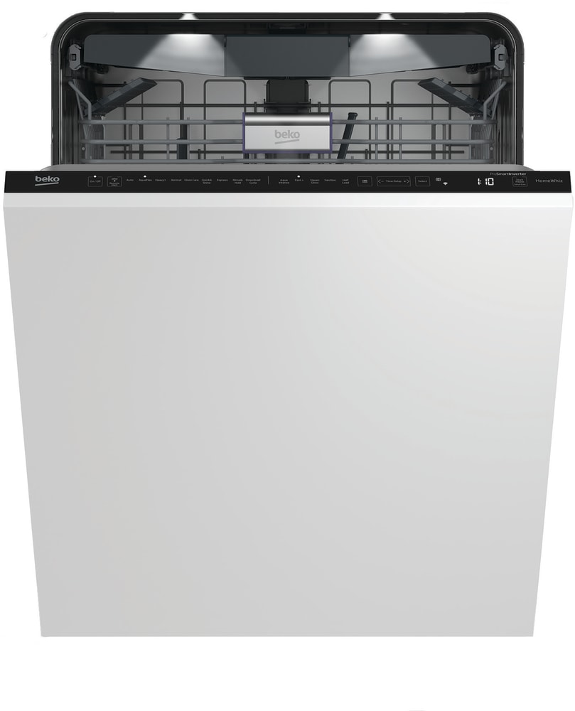 Beko Dit39432 24 Inch Fully Integrated Smart Panel Ready Dishwasher With 16 Place Settings 9 Wash Cycles Full Size Third Rack 39 Dba Wifi App Connected Tall Tub And Energy Star Rated