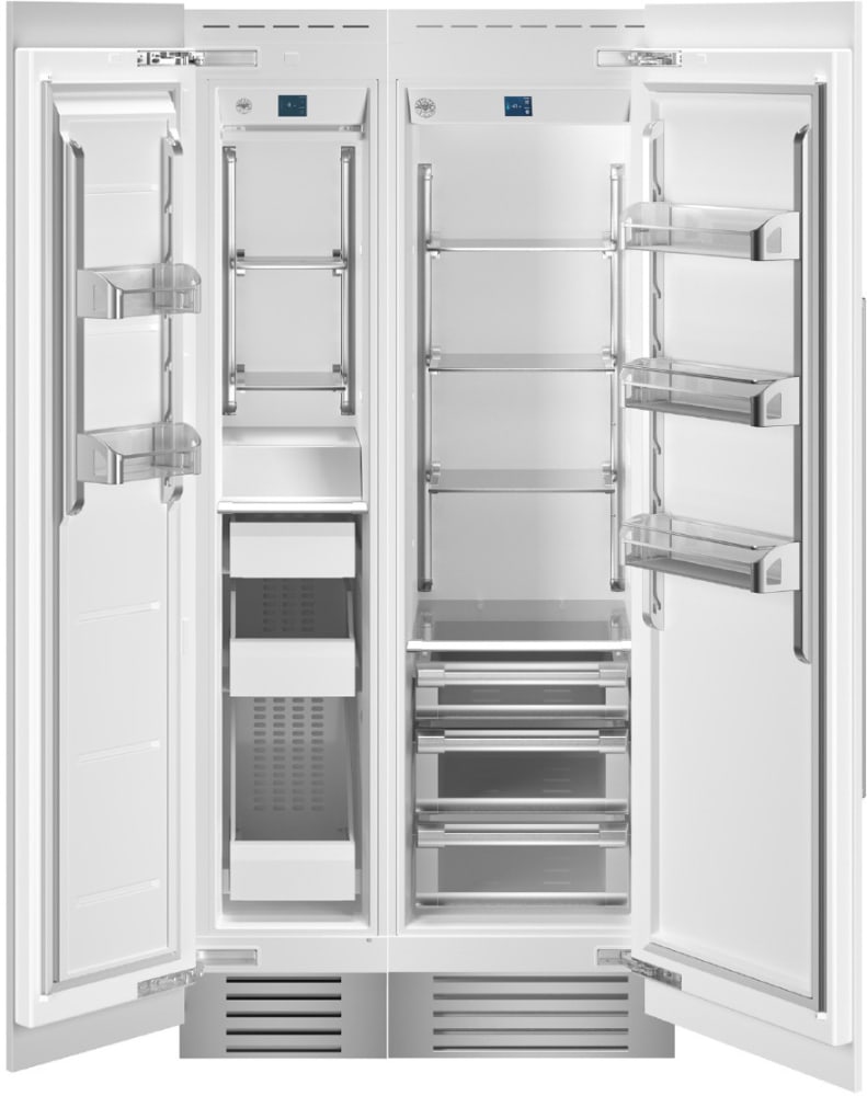 Bertazzoni BEREFFR04 Column Refrigerator & Freezer Set with 24 Inch