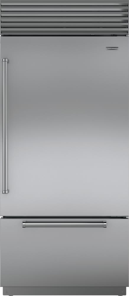 Sub Zero Bi36uidsphlh 36 Inch Built In Bottom Freezer Refrigerator With 21 7 Cu Ft Capacity Adjustable Glass Shelves Adjustable Door Bins Humidity Crisper Deli Drawer Air Purification Star K Sabbath Mode And Internal Water Dispenser Stainless