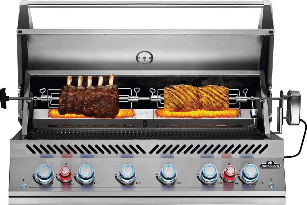 Napoleon BIG44RBPSS 44 Inch Built-In Gas Grill with Dual Infrared