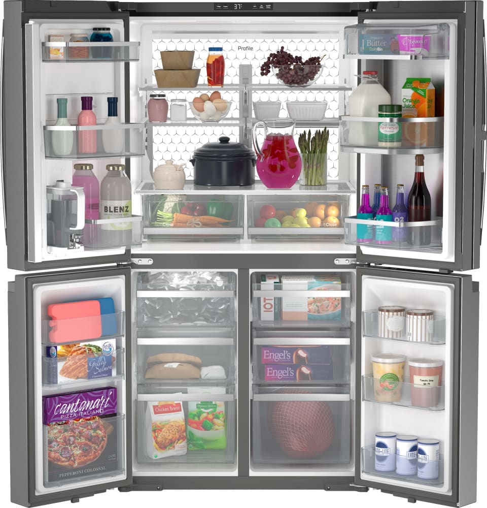 GE Profile PAD28BYTFS 36 Inch Freestanding 4-Door French Door