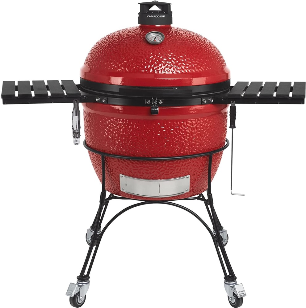 Kamado Joe BJ24RHC 24 Inch Freestanding Ceramic Charcoal Grill with 452