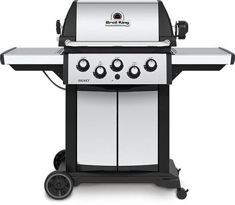 tilfældig kiwi Slør Broil King BK946884 Signet™ 390 Freestanding Gas Grill with 635 sq. in.  Total Cooking Space, 40,000 BTU, Dual-Tube™ Burners, Flav-R-Wave™ Cooking  System, 180° Sensi-Touch™ Control Knobs, and Sure-Lite™ Electronic Ignition  System
