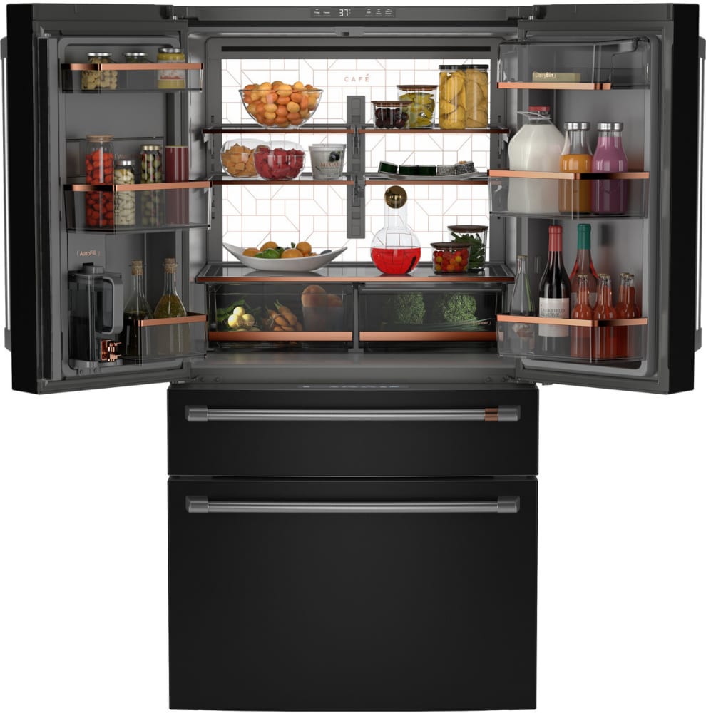 Cafe CGE29DP3TD1 36 Inch Freestanding 4-Door French Door Smart