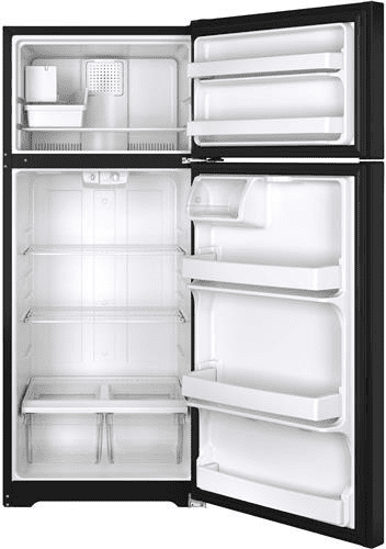 GE GIE18CTHBB 28 Inch Top-Freezer Refrigerator with 17.5 cu. ft ...
