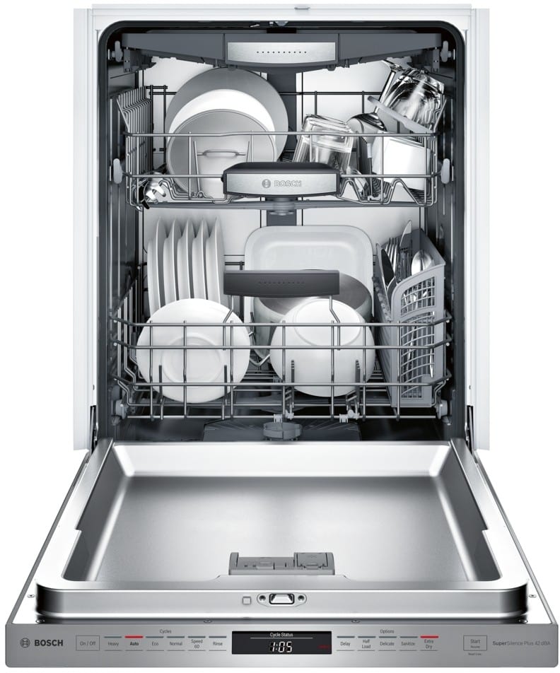Bosch SHPM78W55N 24 Inch Fully Integrated Dishwasher with 16 Place ...