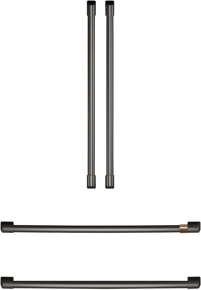 Cafe CXQB4H4PNBT Café Refrigeration Handle Kit: Brushed Black