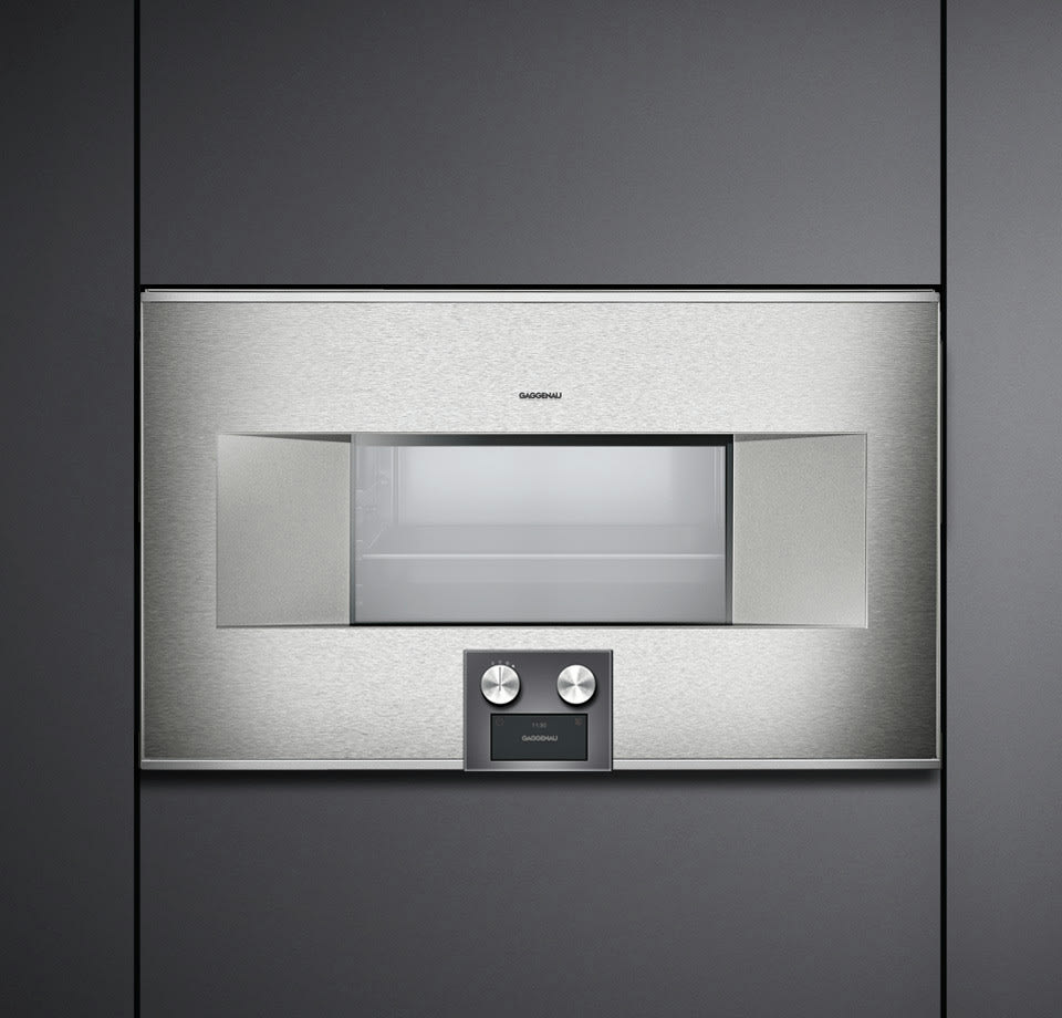 Gaggenau BS485611 30 Inch CombiSteam Wall Oven with 1.7 cu. ft. Capacity, Full Surface Grill