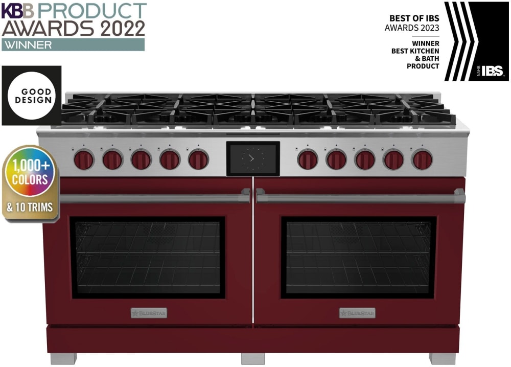 Blue star top dual fuel range