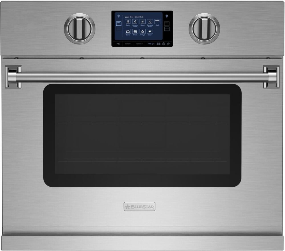 BlueStar BSEWO30DDV3PLT 30 Inch Electric Single Wall Oven with 4.5 cu