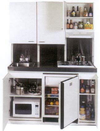 60 in. Compact Kitchen in White