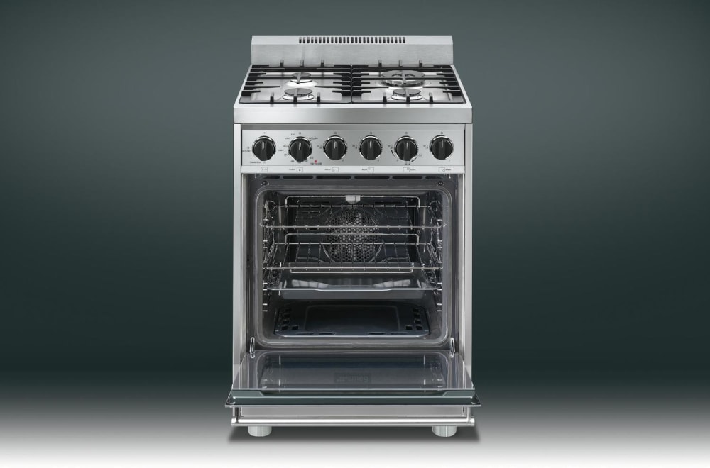 Smeg C24GGXU 24 Inch Freestanding Gas Range with 2.8 Cu. Ft. Capacity