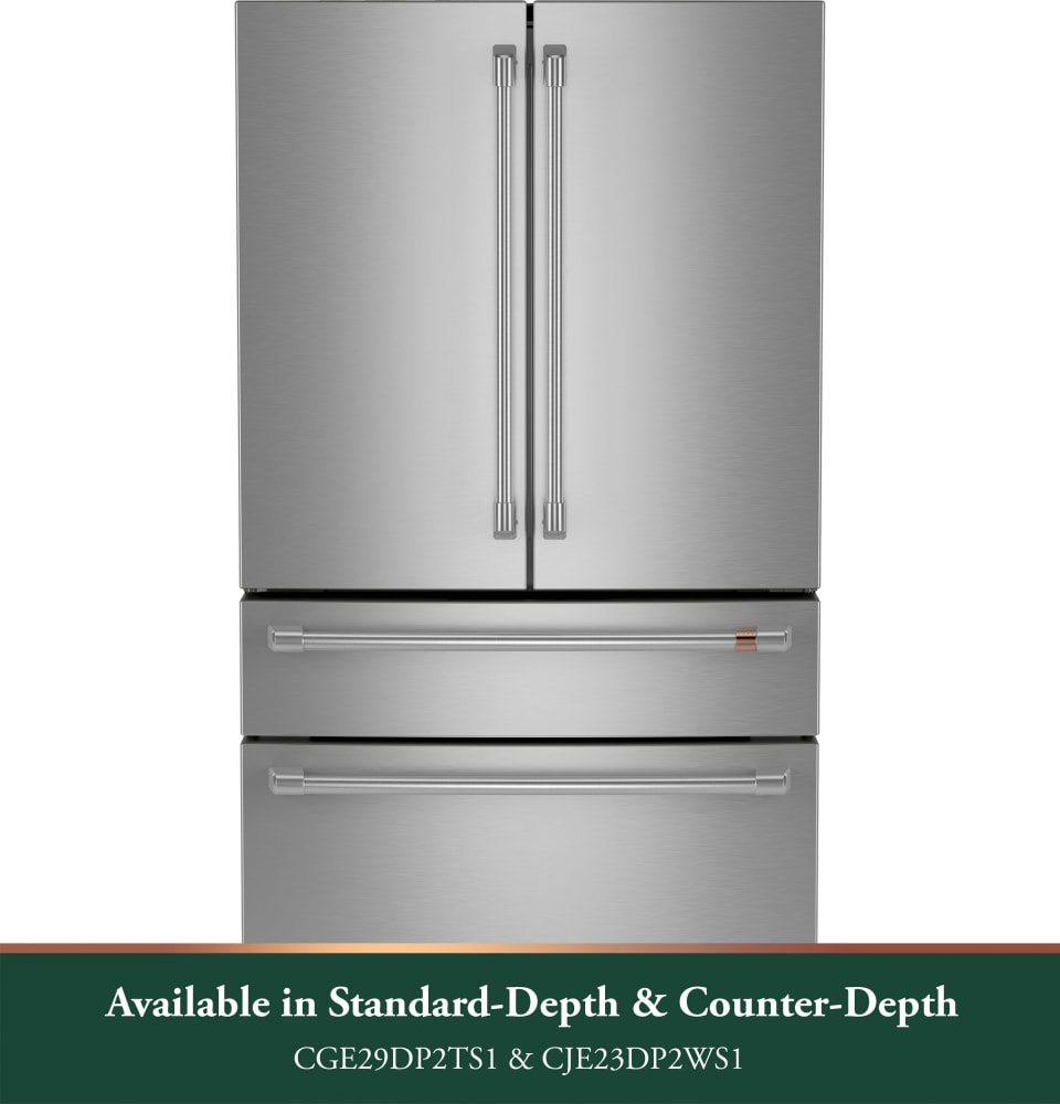 Cafe CGE29DP2TS1 36 Inch Freestanding 4-Door French Door Smart