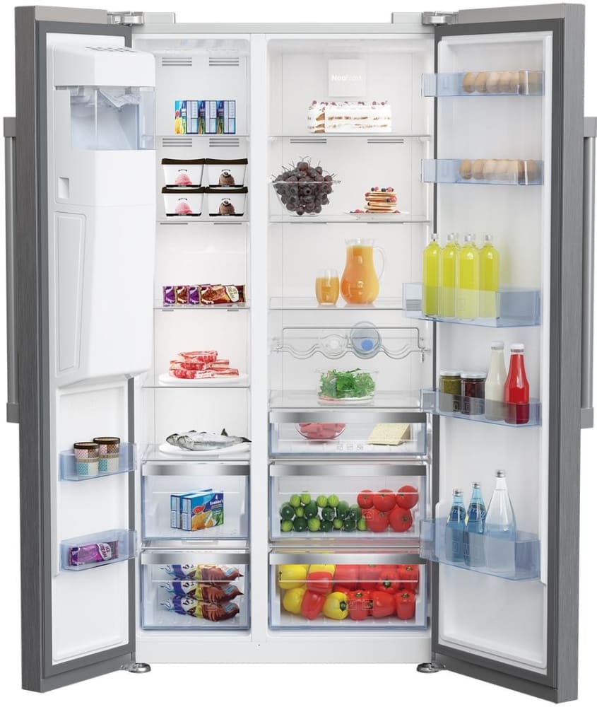 Beko BFSB3622SS 36 Inch CounterDepth SidebySide Refrigerator with 19.32 Cu. Ft. Capacity