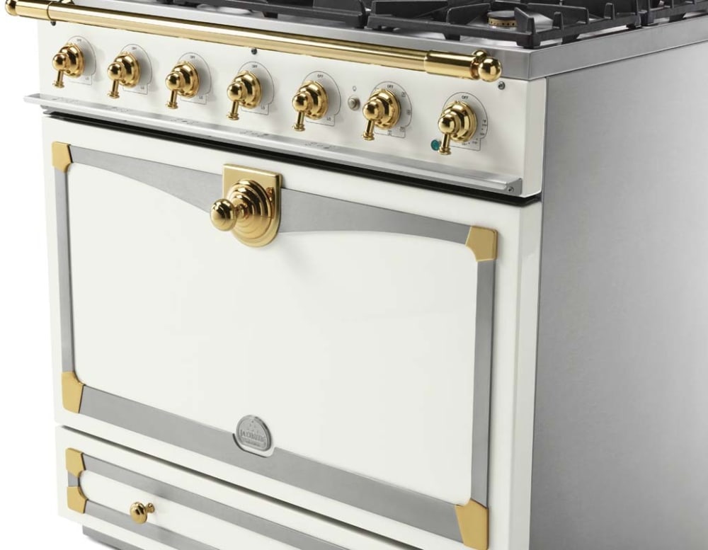 La Cornue C9WF 36 Inch Freestanding Dual Fuel Range with 5 Sealed