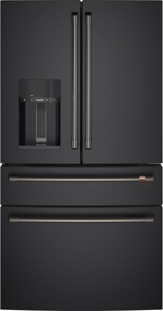Cafe CXQB4H4PNBT Café Refrigeration Handle Kit: Brushed Black