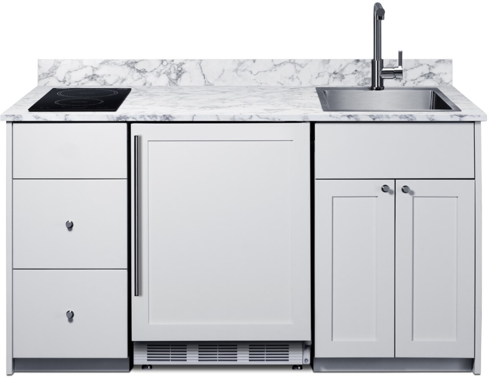 Summit CALDERAWH33I Caldera Series 63 Inch Turnkey Kitchen with