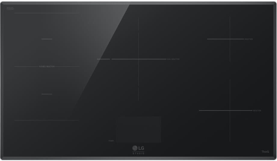 LG LG Studio - 36 Radiant Cooktop - Black