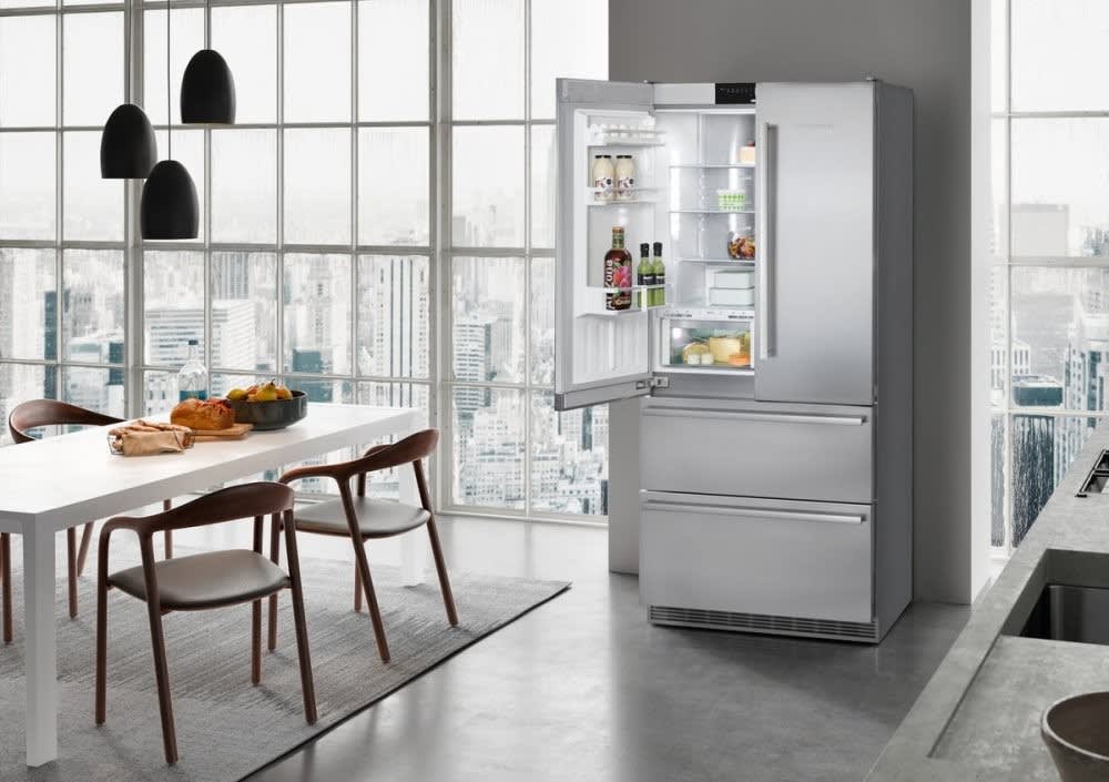 パーテーション Liebherr CBS2082N 36 Inch Counter Depth 4-Door French Door