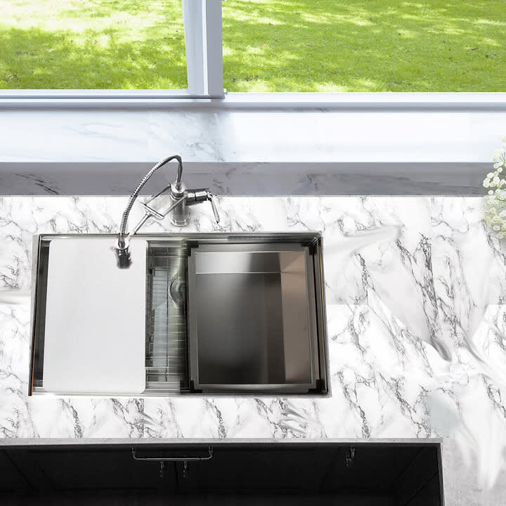 Nantucket Sinks CBZRPS32 12 Inch Premium Kitchen Collection