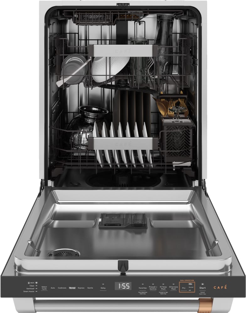 Cafe CDT888P2VS1 24 Inch Fully Integrated Smart Dishwasher with 16