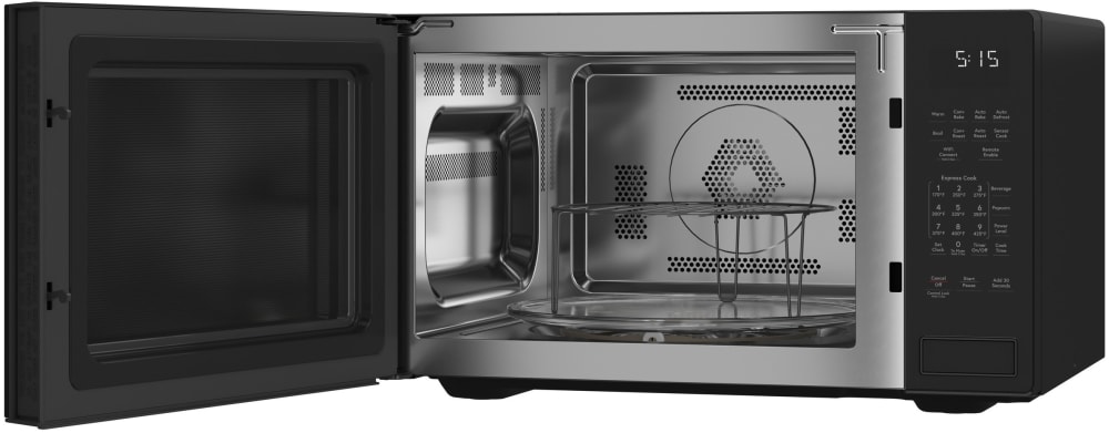 DISCONTINUED MODEL CLEARANCE! Café™ 1.5 Cu. Ft. Smart Countertop  Convection/Microwave Oven in Platinum Glass