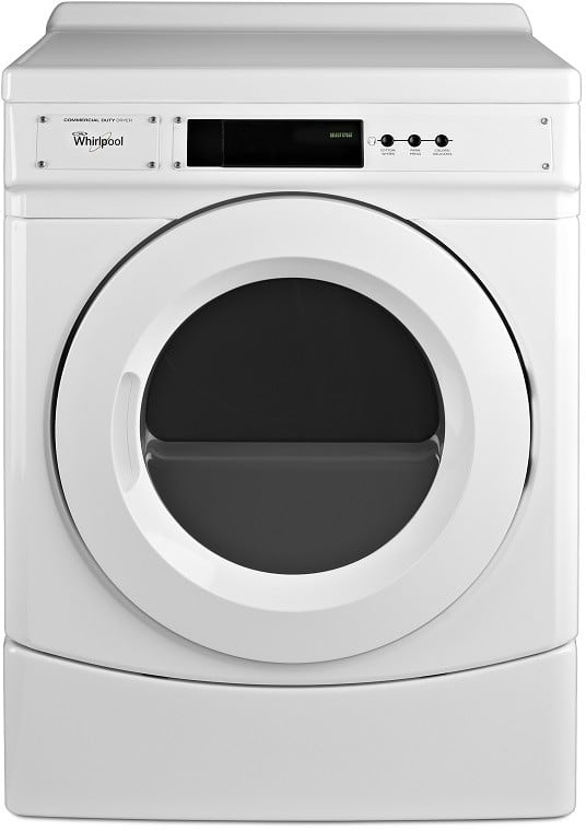 Whirlpool CED9060AW 27 Inch Commercial Electric Dryer with 1/3 HP Motor