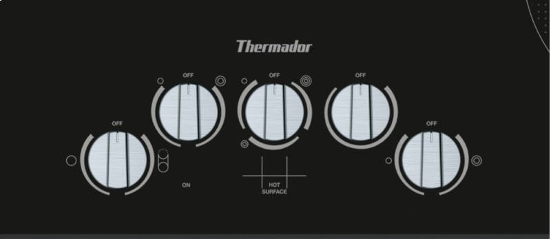 Thermador CEM366TB 36 Inch Electric Cooktop with 5 Elements, Glass ...