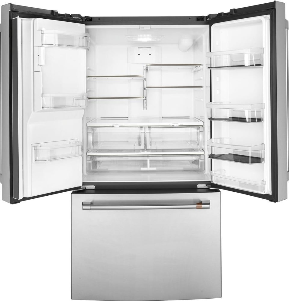Cafe CFE26KP2NS1 36 Inch Smart French Door Refrigerator ...